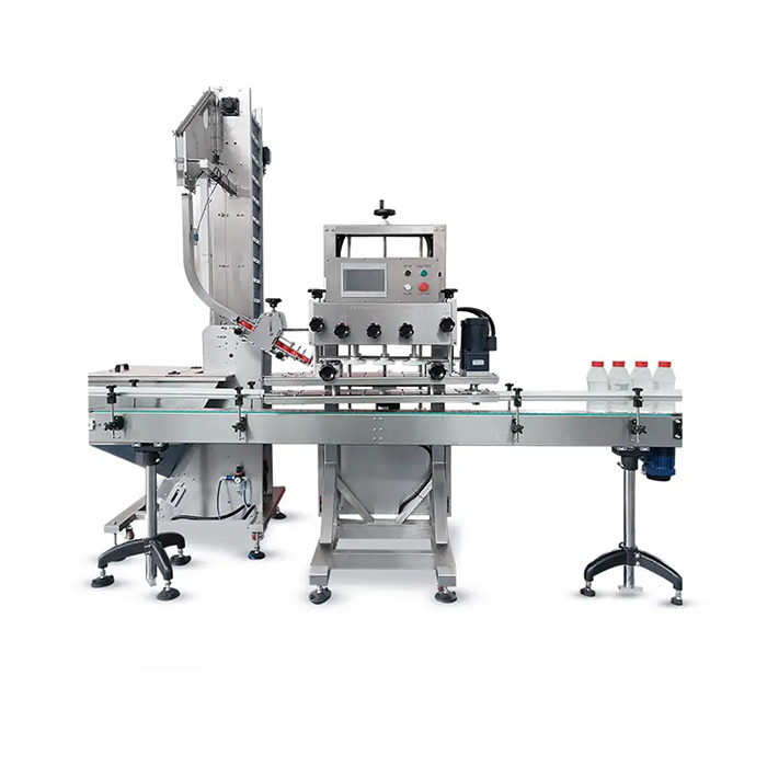 Automaattinen nopea muovinen ruuvi vesipullo korkki kone