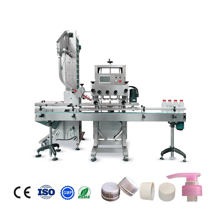 Täysin automaattinen lasipullojen sulkemiskone shampoon