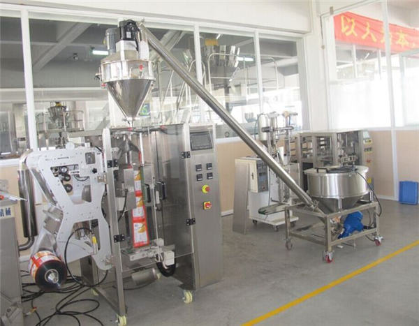 Nostava jauhe ja automaattinen jauhepussi täyttö kone