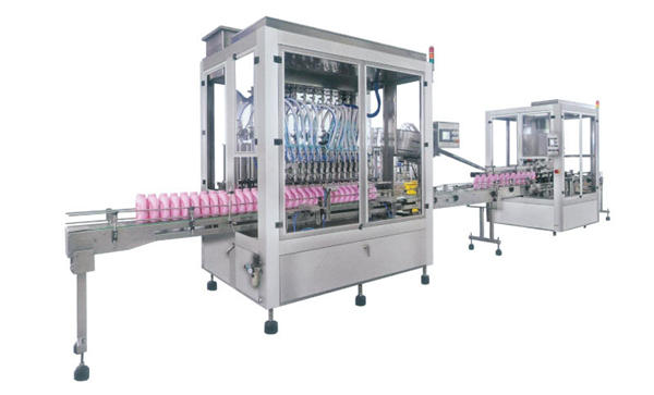 Täysin automaattinen nestemäisessä saippuapesuaineessa täytettävä kone